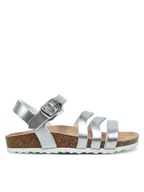 Buty dla dziewczynek - Geox Sandały J Adriel J558MF 000KN C1007 M Srebrny - miniaturka - grafika 1