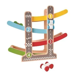 Hape International e0438  zestaw lakierów flickf torze wyścigowym, drewnianych zabawek - Zabawki interaktywne dla dzieci - miniaturka - grafika 2