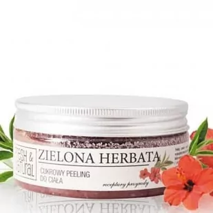 Fresh&Natural Cukrowy peeling do ciała zielona herbata 250g - Fresh&Natural 4046-0 - Peelingi do ciała - miniaturka - grafika 1
