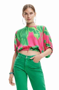 Desigual bluzka damska wzorzysta - Bluzki damskie - miniaturka - grafika 1
