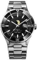 Zegarki męskie - Zegarek Ball DM3150B-S13J-BK Roadmaster Challenger Moonphase (43mm) - miniaturka - grafika 1