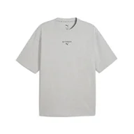 Koszulki sportowe męskie - Męska koszulka PUMA x HYROX Lifestyle PUMA Light Gray Heather - miniaturka - grafika 1