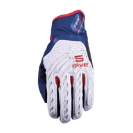 Rękawice motocyklowe - Rękawice Motocyklowe Five TFX5 Szary/Niebieski/CzerwonyXXXL - miniaturka - grafika 1