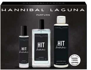 Zestaw Hannibal Laguna Hit Lote Woda toaletowa 100 ml + Woda toaletowa 30 ml + Żel Pod Prysznic 200 ml (8424730033251) - Zestawy kosmetyków męskich - miniaturka - grafika 1