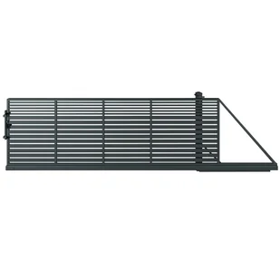 Wiśniowski Brama przesuwna AW.10.106 4x1,5 m prawa antracytowa - Ogrodzenia Wiśniowski Brama przesuwna AW.10.106 4x1,5 m prawa antracytowa - Ogrodzenia - miniaturka - grafika 1