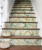 Naklejki na drzwi i meble - Naklejki na schody Wiosenne liście - miniaturka - grafika 1