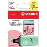 Zakreślacze - Stabilo Bpss, zakreślacze miętowe, 3 sztuki - miniaturka - grafika 1