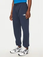 Spodnie sportowe męskie - The North Face Spodnie dresowe Simple Dome Light NF0A8C41 Granatowy Regular Fit - miniaturka - grafika 1