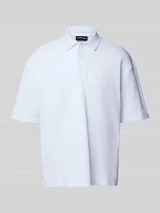 Koszulka polo o pudełkowym kroju z wyhaftowanym logo model ‘Signar’ - Koszulki męskie - miniaturka - grafika 1