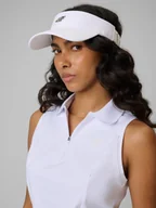 Czapki damskie - 4F Daszek uniseks - biały XS/S (56cm) - miniaturka - grafika 1