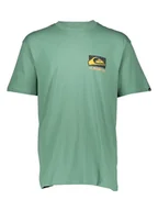 Koszulki męskie - Quiksilver Koszulka w kolorze zielonym - miniaturka - grafika 1