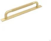 Zawiasy, okucia i inne akcesoria - Uchwyt meblowy podłużny z podkładką Helix 160 Złoty - miniaturka - grafika 1