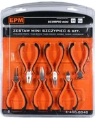 Kombinerki i obcęgi - EPM PROFESSIONAL ZESTAW MINI SZCZYPIEC 6 SZTUK CRV SCORPIO E-400-0040 [6682018] - miniaturka - grafika 1