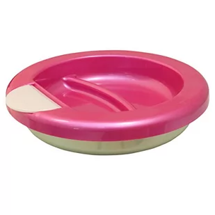 4M Poupy Poupy, Talerzyk z przyssawką utrzymujący ciepło, , Zielony - Miseczki i talerzyki dla dzieci - miniaturka - grafika 1