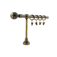 Karnisze - Karnisz pojedynczy HEFAJSTOS PLUS Ø16, 160 cm modern złoto - miniaturka - grafika 1