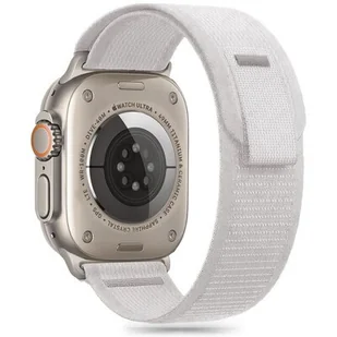 Pasek TECH-PROTECT Nylon Stripe do Apple Watch 6/7/8/9/10/SE/Ultra 1/2 (44/45/46/49mm) Szary - Akcesoria do smartwatchy - miniaturka - grafika 1