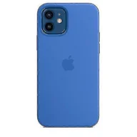 Etui i futerały do telefonów - Silikonowe etui na telefon z Magsafe dla Iphone 12 i 12 Pro Niebieski - miniaturka - grafika 1