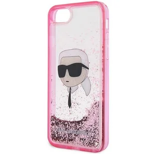 Karl Lagerfeld KLHCI8LNKHCP iPhone 7/8/ SE 2020/2022 różowy/pink hardcase Glitter Karl Head - Etui i futerały do telefonów - miniaturka - grafika 6