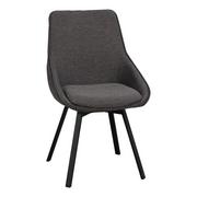 Fotele i krzesła biurowe - Szare obrotowe krzesło Rowico Alison - miniaturka - grafika 1