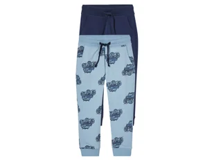 lupilu® Spodnie dresowe dziecięce z bawełną, 2 pary (Granatowy/niebieski, 98/104) - Spodnie i spodenki dla chłopców lupilu® Spodnie dresowe dziecięce z bawełną, 2 pary (Granatowy/niebieski, 98/104) - Spodnie i spodenki dla chłopców - miniaturka - grafika 1