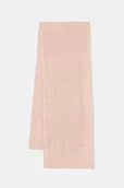 Apaszki i szaliki damskie - Guess szalik z domieszką wełny LEXIE damski kolor różowy gładki W5BZ19 Z3580 - miniaturka - grafika 1