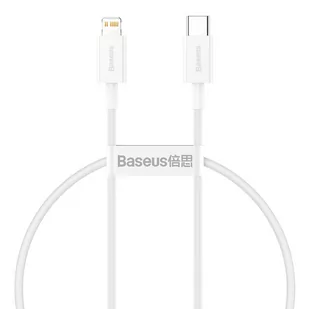 Baseus Kabel USB-C do Lightning Superior Series, 20W, PD, 25cm (biały) - Kable USB - miniaturka - grafika 4