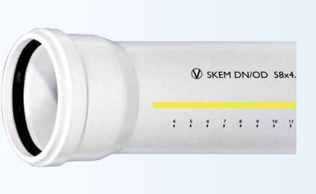 Magnaplast Rury z kielichem dBEM 110mm 2m 15260