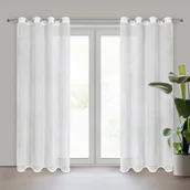 Firany - Firana Cindy 140x250 cm na przelotkach - miniaturka - grafika 1