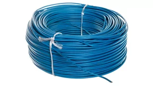 Elektrokabel Przewód instalacyjny H07V-U (DY) 1 niebieski /100m/ T0092 DY 1 X 1 NIEBIESKI - Przewody elektryczne - miniaturka - grafika 1