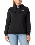 Bluzy damskie - Champion Damska bluza z kapturem, Czarny, L - miniaturka - grafika 1