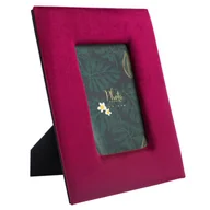 Ramki na zdjęcia - Ramka dekoracyjna Velvet czerwona 17x22 (10x15) - miniaturka - grafika 1