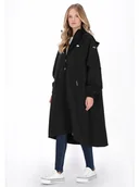 Kurtki i kamizelki sportowe damskie - Schmuddelwedda Płaszcz przeciwdeszczowy w kolorze czarnym - miniaturka - grafika 1