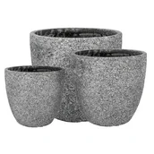 Donice - Donice okrągłe kpl. 3 sztuki - miniaturka - grafika 1