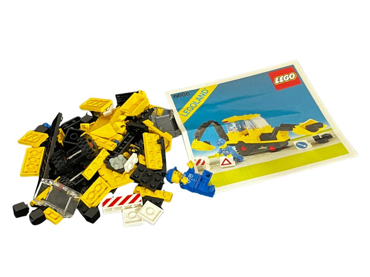 6686 LEGO Żółta Koparka