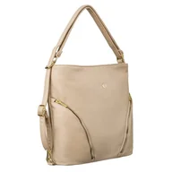 Torebki damskie - Shopperka damska Rovicky R-KP-18-A19 c. beżowa - ROVICKY - miniaturka - grafika 1