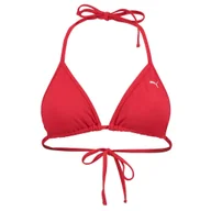 Stroje kąpielowe - Damski strój kąpielowy Puma Triangle Top Rozmiar: M / Kolor: czerwony - miniaturka - grafika 1