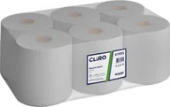 Ręczniki papierowe - Cliro Cliro Maxi - Ręcznik papierowy w roli maxi, makulatura, 6 rolek, 150 m - Szary - miniaturka - grafika 1