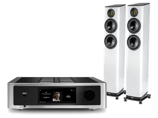NAD M33 (czarny) + FS407.2 (biały) - Zestawy stereo - miniaturka - grafika 1
