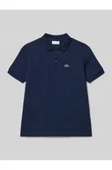 Koszulki i topy damskie - Koszulka polo o kroju Regular Fit z czystej bawełny - Lacoste - miniaturka - grafika 1