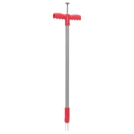 Pozostałe narzędzia ogrodowe - vidaXL Urządzenie do wyrywania chwastów, czerwono-szare, 93,5 cm, stal - miniaturka - grafika 1