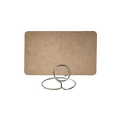 Przybory szkolne - Cenówki Eko - Kartonowe , Etykiety , Metki 55X90 Mm - 50Szt - miniaturka - grafika 1