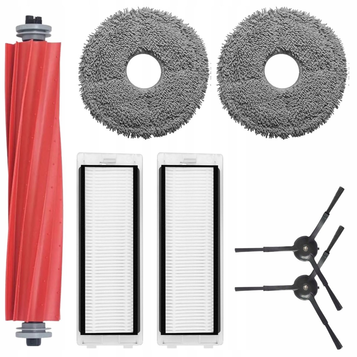 Akcesoria Do Odkurzacza Roborock Q Revo Filtry Mopy Szczotki Czarne