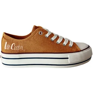 Buty damskie Lee Cooper LCW-24-31-2216LA 38 trampki pomarańczowe - Trampki damskie - miniaturka - grafika 1