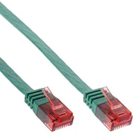 Patchcordy - InLine  1m - Kabel sieciowy U/UTP - 1000 Mbit - Cat.6 - RJ45 - zielony 71601G - miniaturka - grafika 1