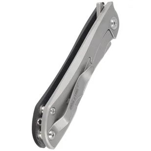 Nóż składany Real Steel Megalodon Revival G10/Carbon Fiber, Stonewashed N690 by Carson Huang (7422) - Noże - miniaturka - grafika 5