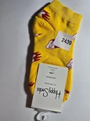 Skarpetki męskie - Kolorowe skarpety Happy Socks stopki unisex rozmiar 36-40 (2439) - miniaturka - grafika 1
