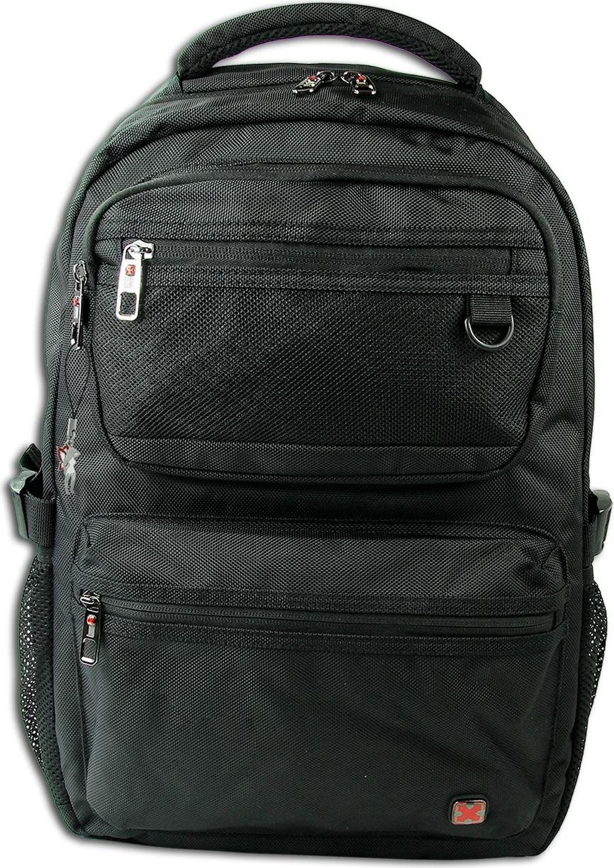 Travel N Meet plecak na laptopa, wyściełany czarny męski ORD4218S