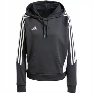 Bluza damska adidas Tiro 24 Hooded czarna IJ5607 M - Bluzy damskie - miniaturka - grafika 1
