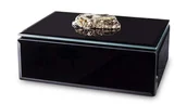 Pudełka i szkatułki - Szkatułka na biżuterię, Czarny - miniaturka - grafika 1