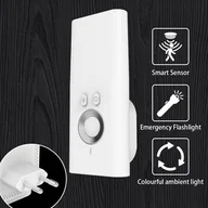 Latarki - Lampka nocna z wykrywaniem ruchu + Latarka + Wielokolorowe światło, bezprzewodowe ładowanie, idealne dla dziecka i mamy - miniaturka - grafika 1